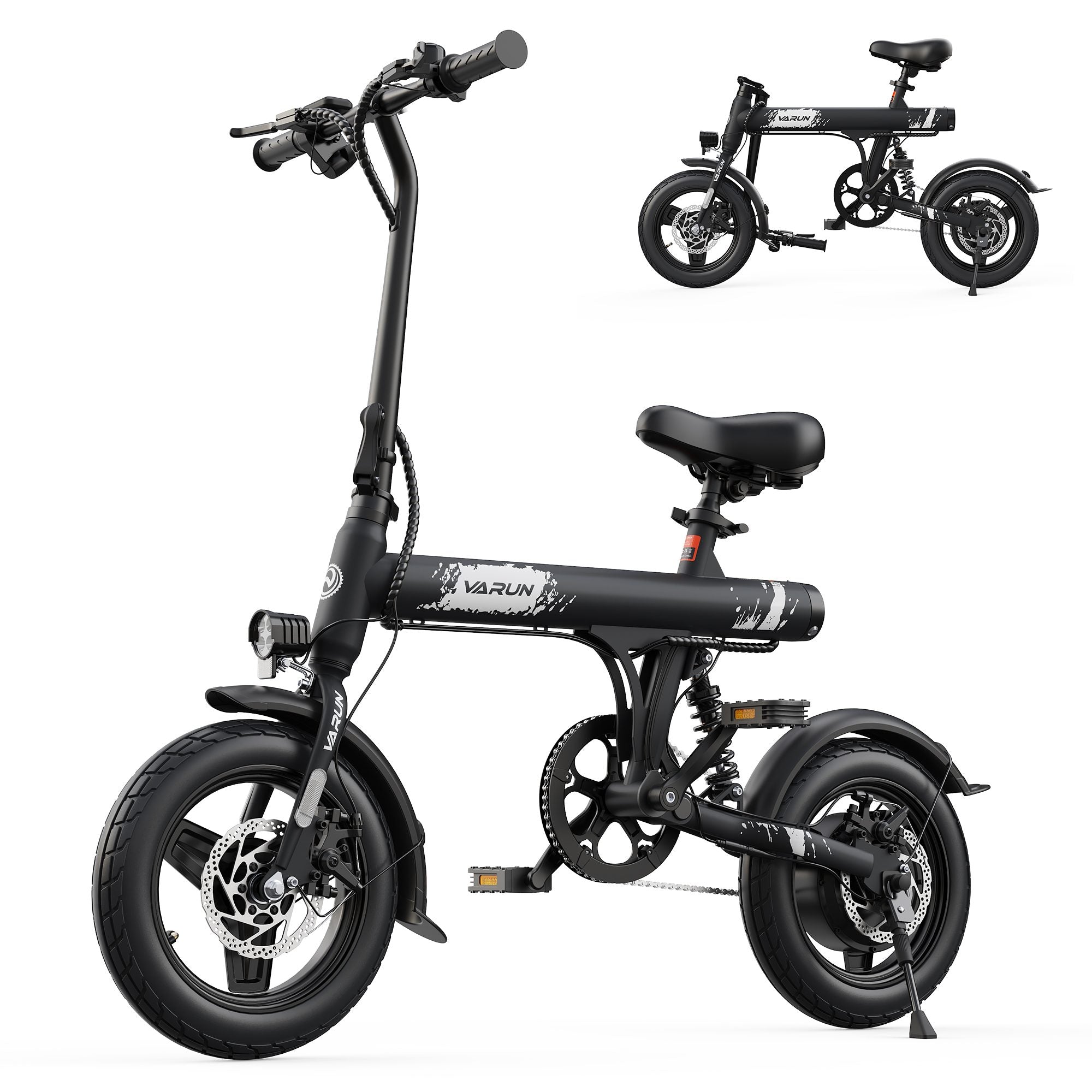 Varun C14-1 Mini Electric Bike 36V 7.8Ah 20MPH 14 Inch E-Bike 3
