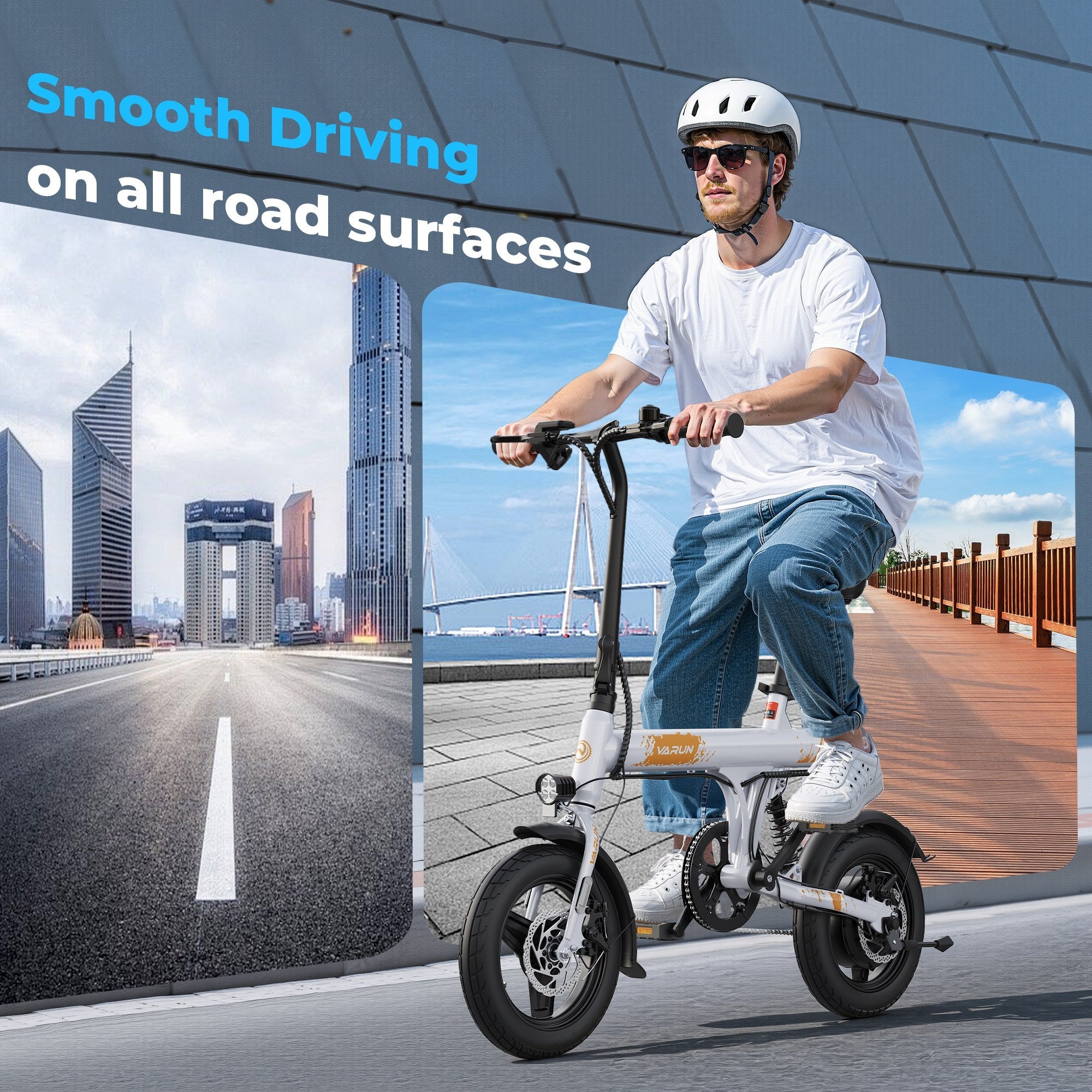 Varun C14-1 Mini Electric Bike 36V 7.8Ah 20MPH 14 Inch E-Bike 6