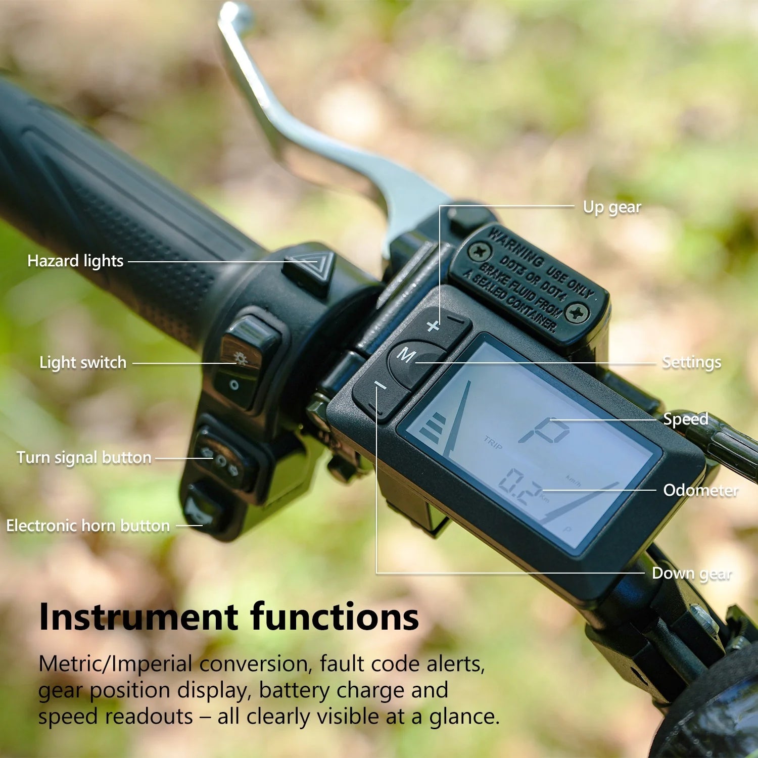 VIPCOO H3 Electric Dirt Bike - Full Suspension - 63KM/H 16