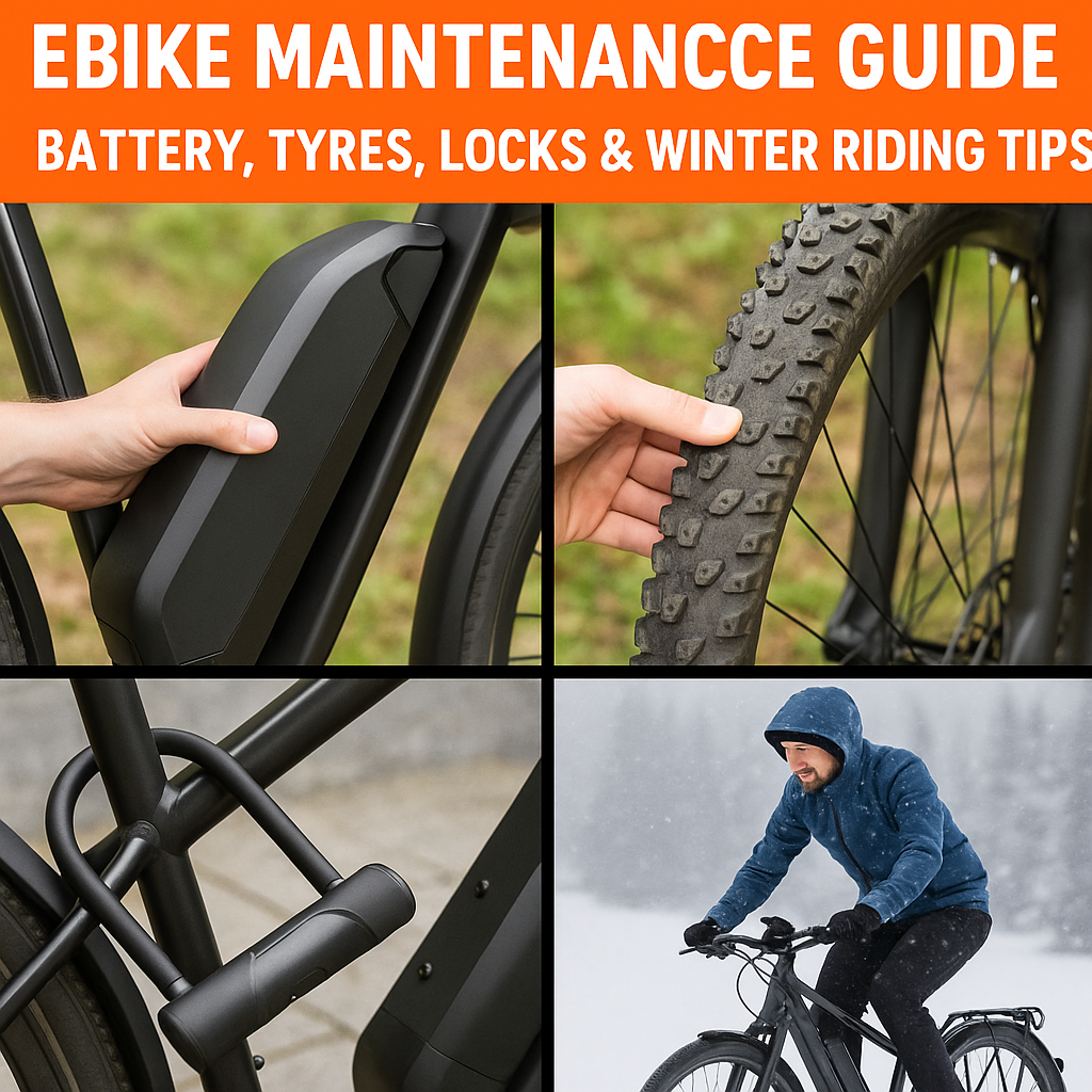 The Ultimate eBike Maintenance Guide: Battery, Tyres, Locks & Winter Riding Tips