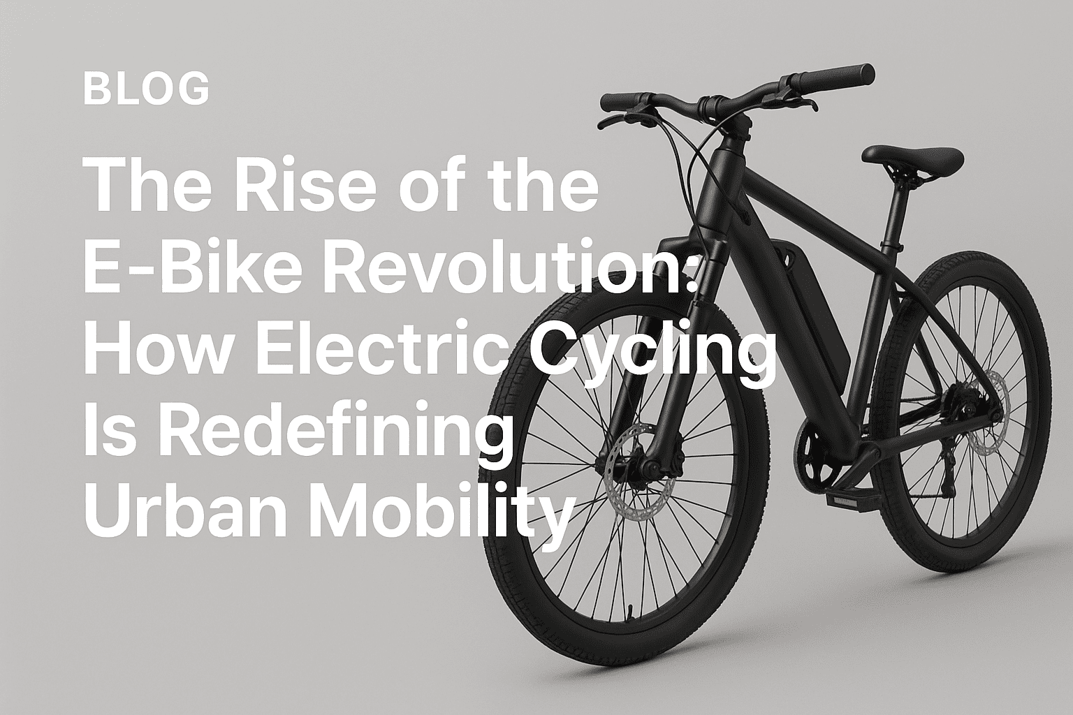 The Rise of the E-Bike Revolution: How Electric Cycling Is Redefining Urban Mobility - Trail Surge