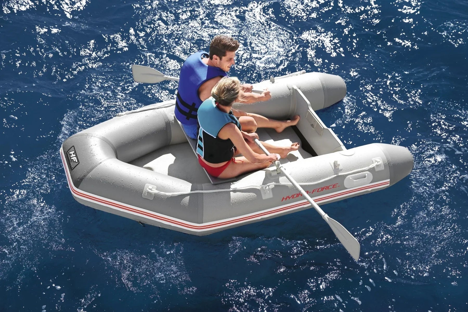 inflatebale boats with ores