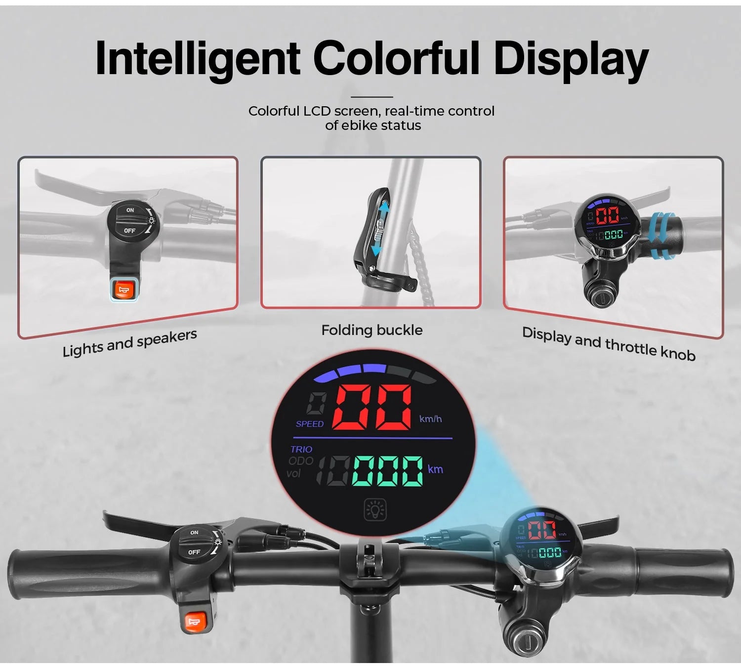 Samebike SM-C01 Electric Scooter 350W 36V 10.4AH 12
