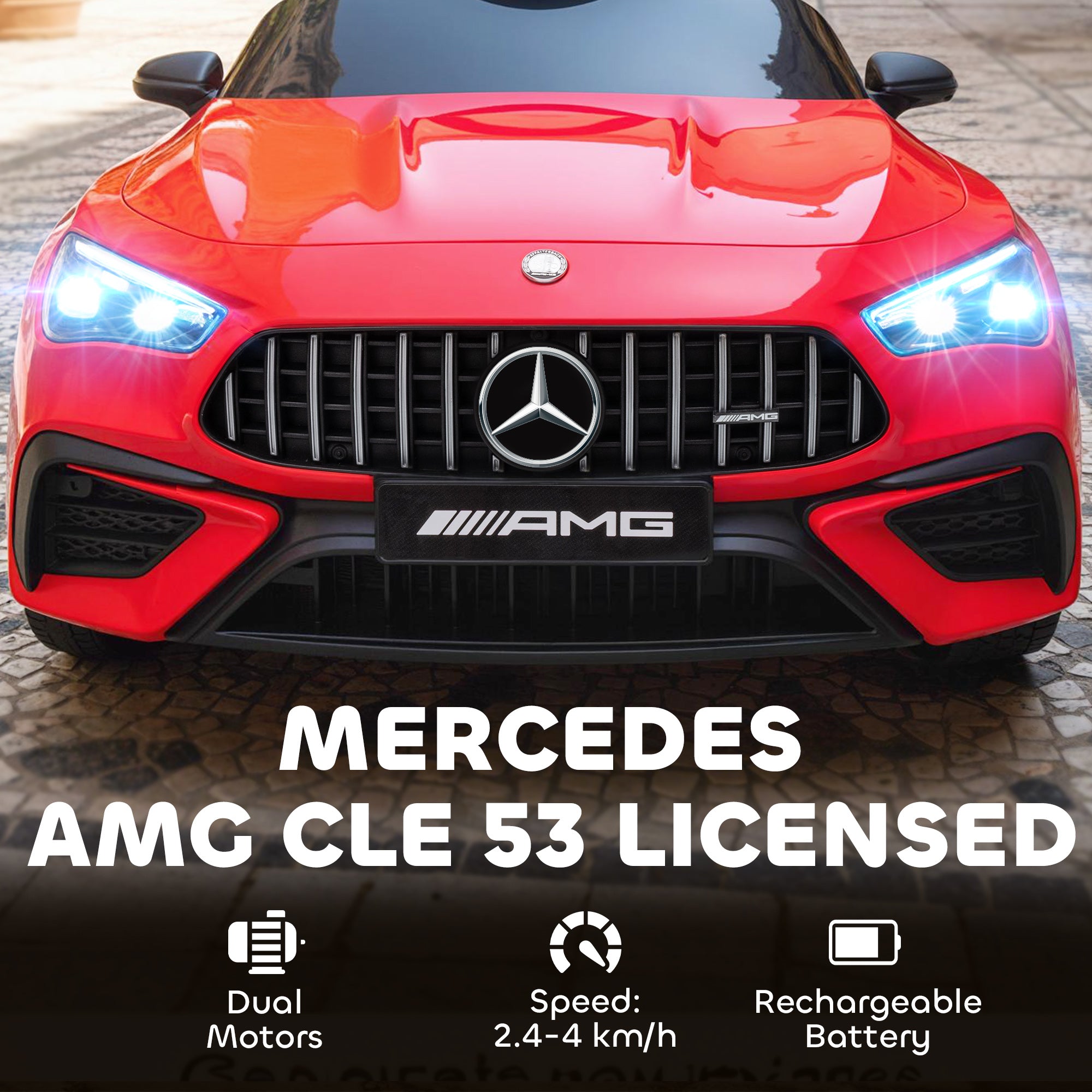 AIYAPLAY Mercedes-AMG 12V Kids Electric Ride-On Car