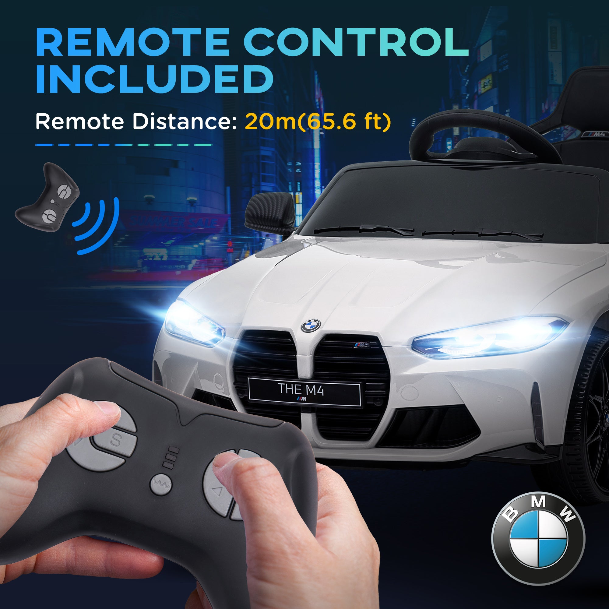 AIYAPLAY BMW 12V Kids Electric Ride-On Car