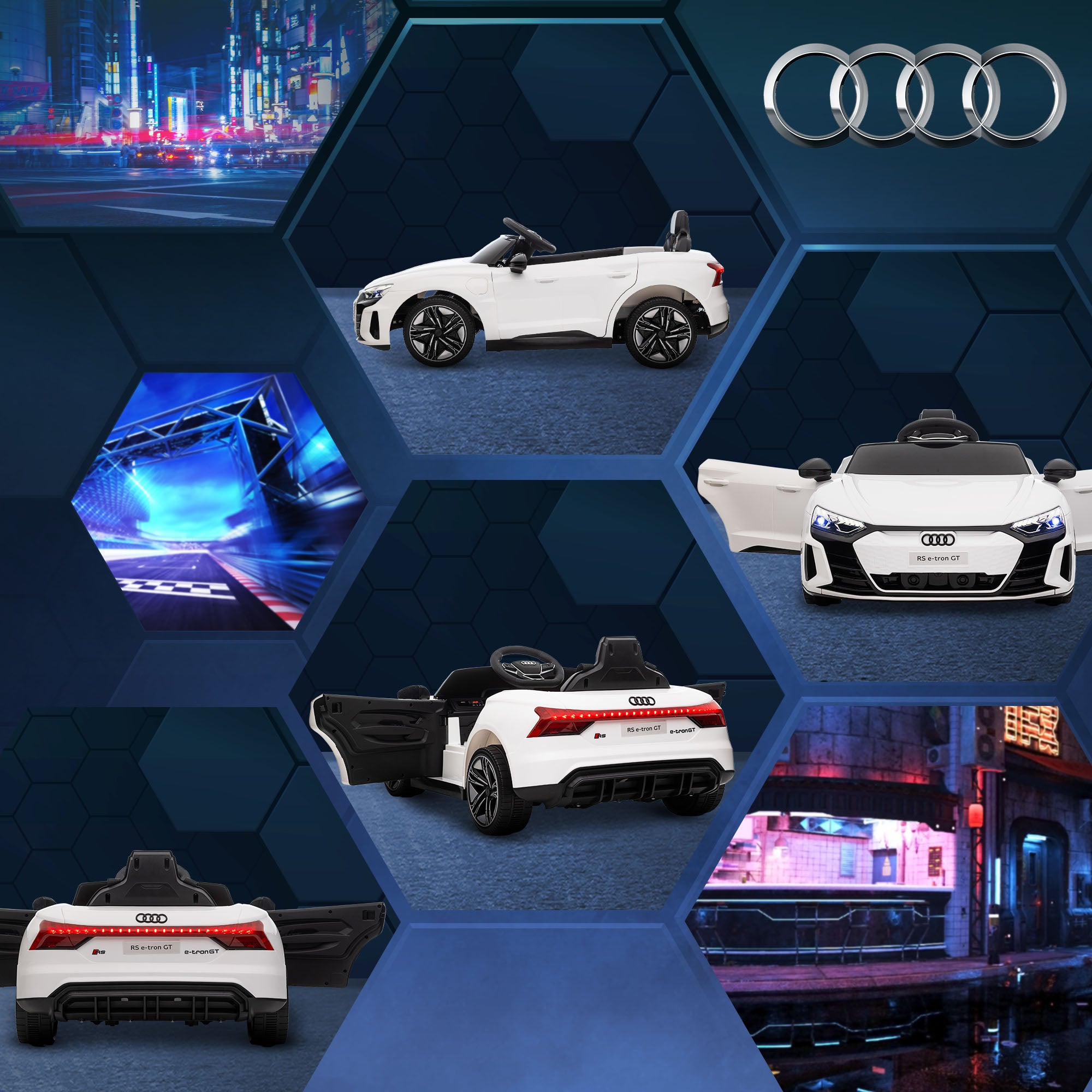 HOMCOM Audi 12V Kids Electric Ride-On Car