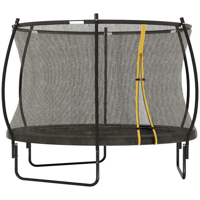 SPORTNOW Outdoor Trampoline with Enclosure Net & Spring Cover