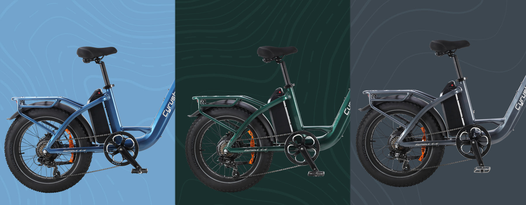 Cyrusher Rumble 2.0 Electric Bike 250W 52V 20Ah Cyrusher