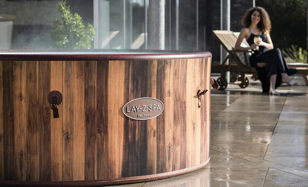 Lay-Z-Spa Helsinki AirJet drop stitch hot tub