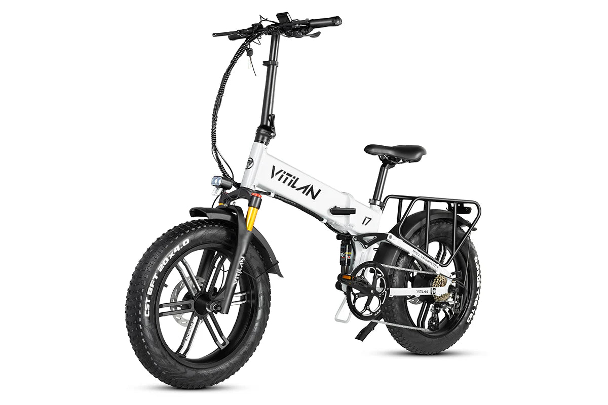 Vitilan I7 Pro 3.0 Folding Electric Bike 48V 20Ah Full Suspension 7