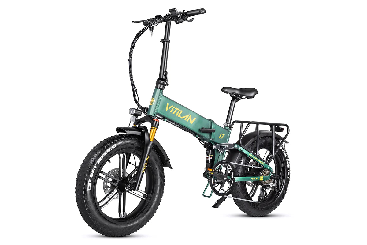 Vitilan I7 Pro 3.0 Folding Electric Bike 48V 20Ah Full Suspension 4