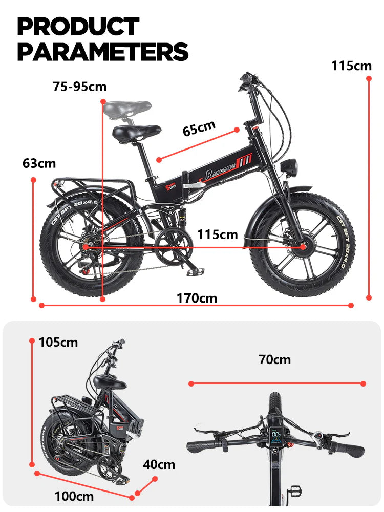 Randride YX20M-2 Folding Electric Bike Randride