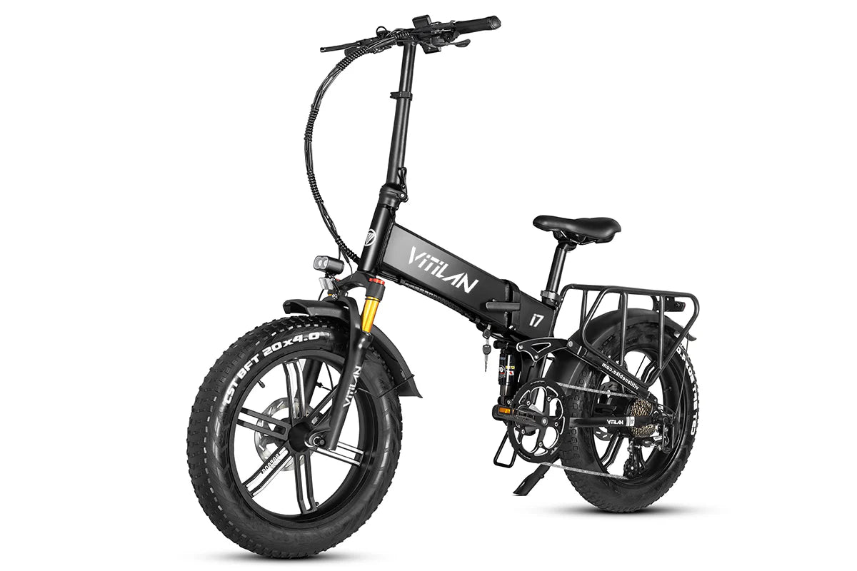 Vitilan I7 Pro 3.0 Folding Electric Bike 48V 20Ah Full Suspension 3