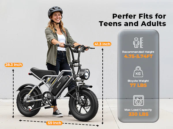 Varun Plorer Electric Bike dimensions