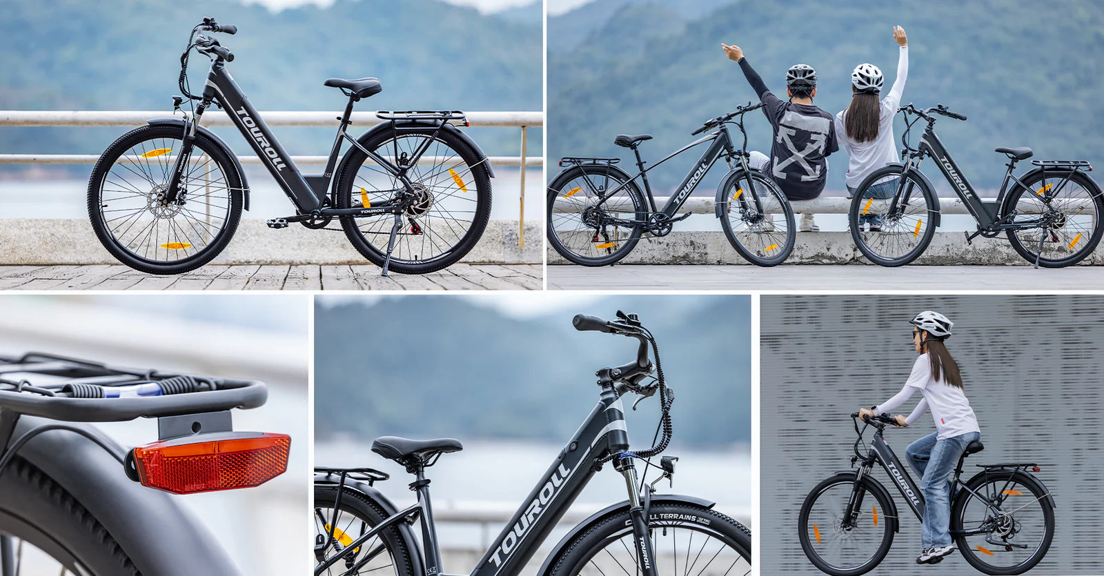 Touroll J1 Step Thru Electric Bike 250W 36V 15.6AH 19