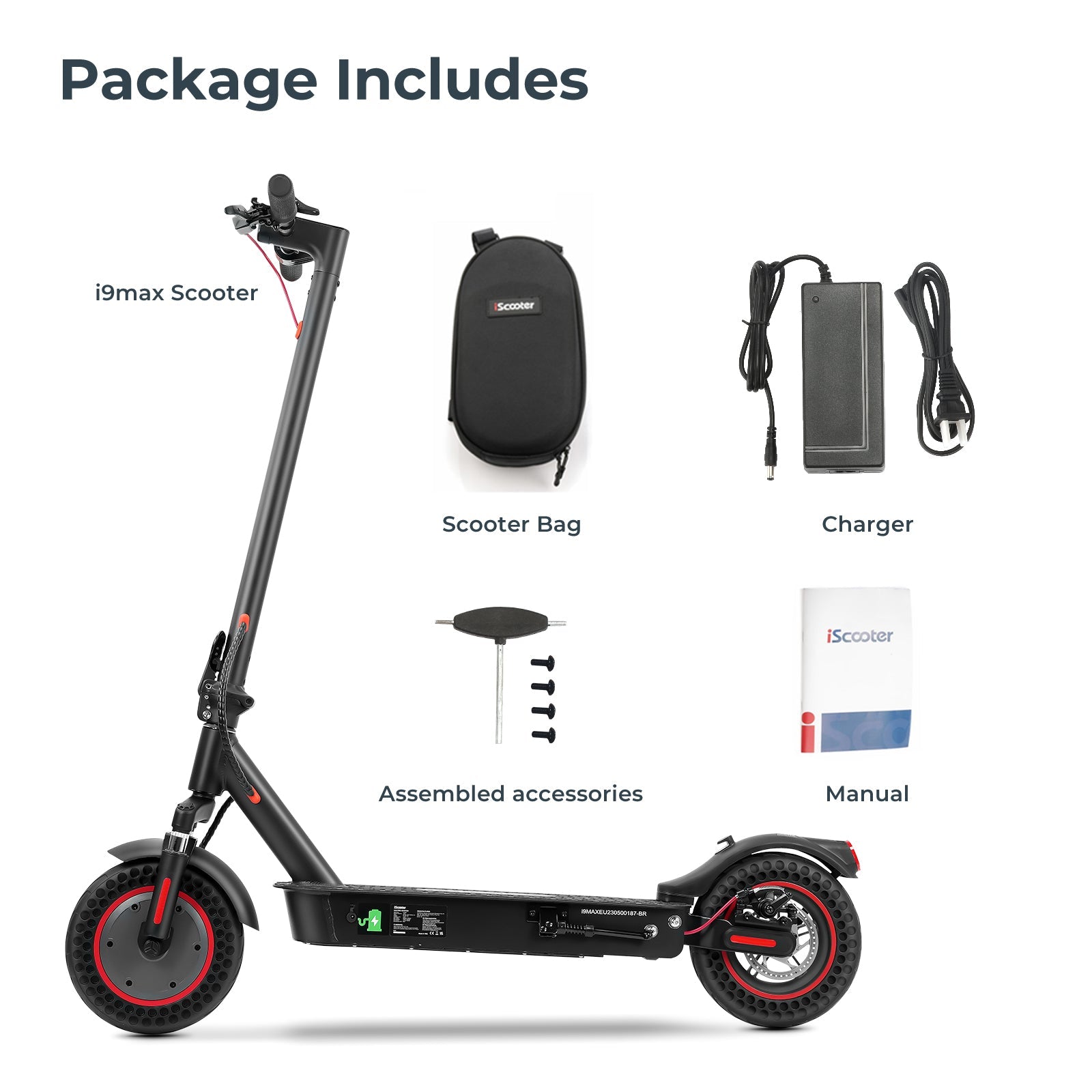 iScooter i9Max Electric Scooter