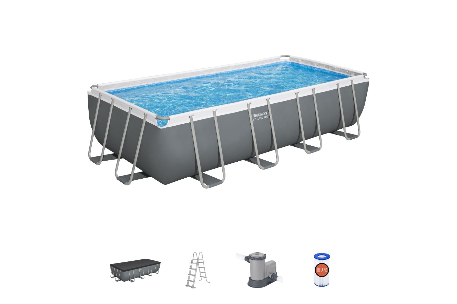 Bestway Steel Pro MAX 18' x 9' x 48" Pool Set - official Bestway gallery image 2