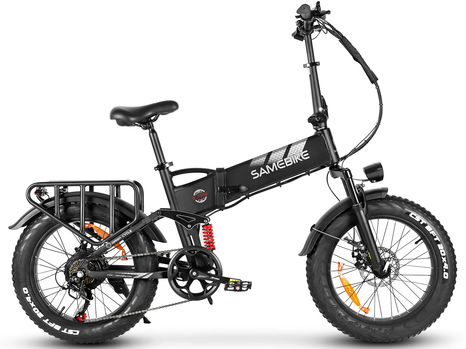Samebike RS-A02 Fat Tire Electric Bike 250W 48V 15Ah 9