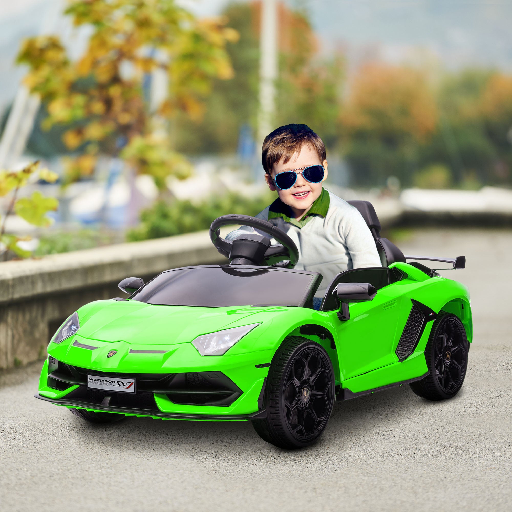 HOMCOM Lamborghini 12V Kids Ride-On Car
