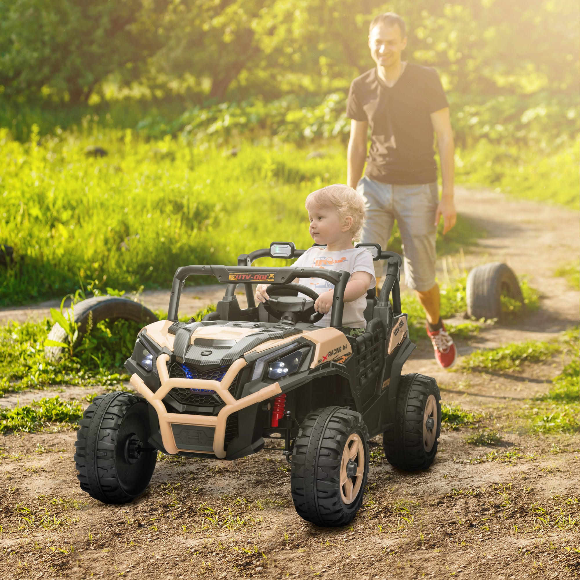 AIYAPLAY 24V 2 Seater Kids Electric Car with Remote Control 6