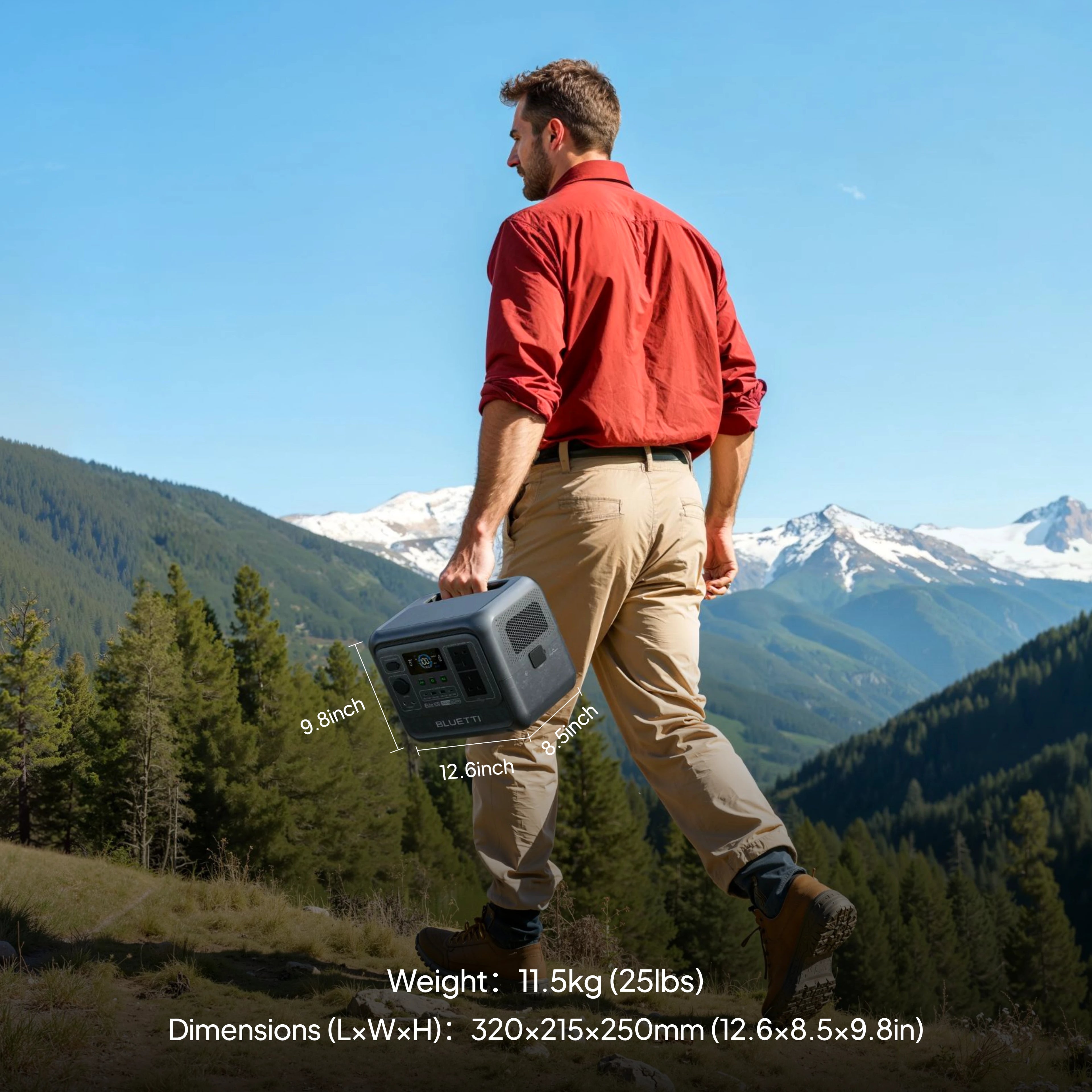 BLUETTI Elite 100 V2 Portable Power Station | 1,024Wh 1,800W - Trail Surge