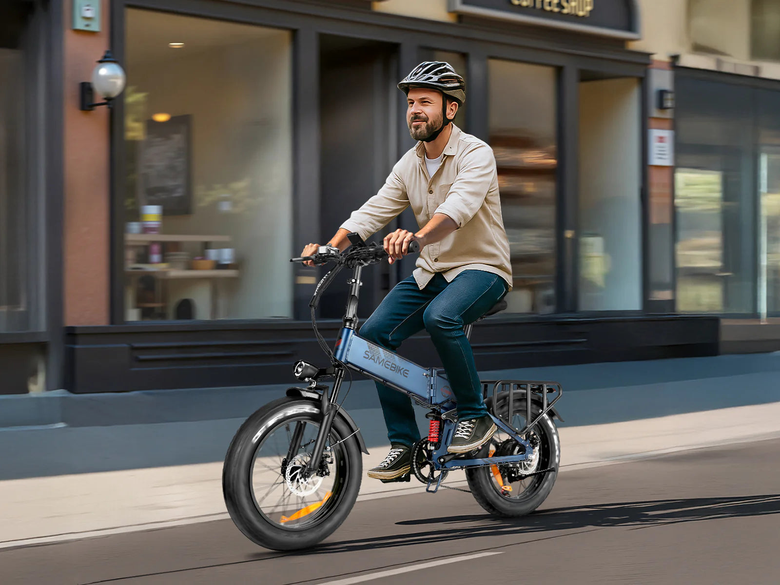 Samebike RS-A02 Fat Tire Electric Bike 250W 48V 15Ah 12