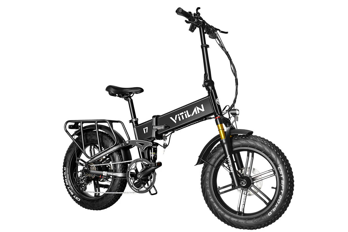 Vitilan I7 Pro 3.0 Folding Electric Bike 48V 20Ah Full Suspension 2