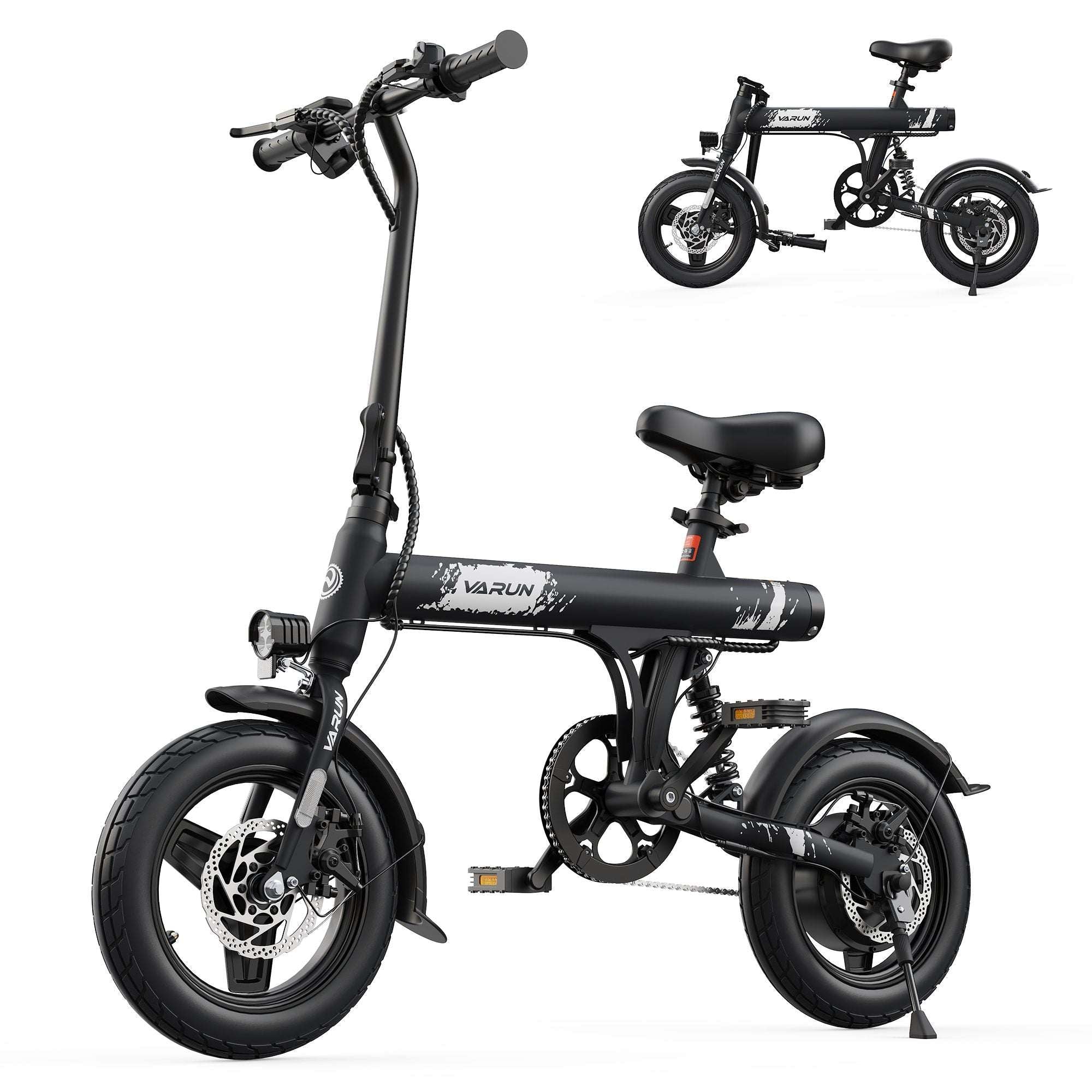 Varun C14-1 Mini Electric Bike 36V 7.8Ah 20MPH 14 Inch E-Bike Varun