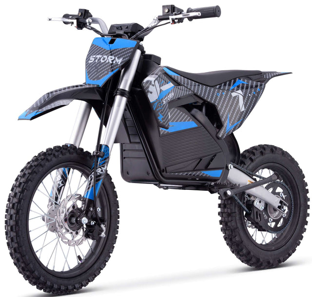 Storm 2000W Electric Dirt Bike - Blue