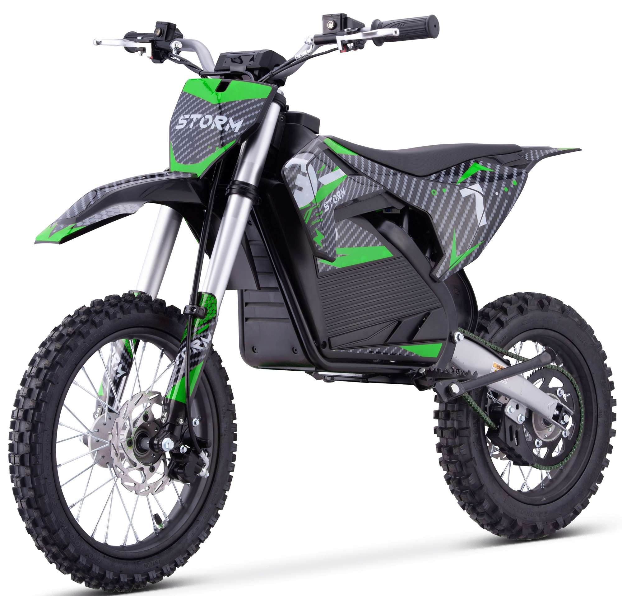 Storm 2000W Electric Dirt Bike - Green