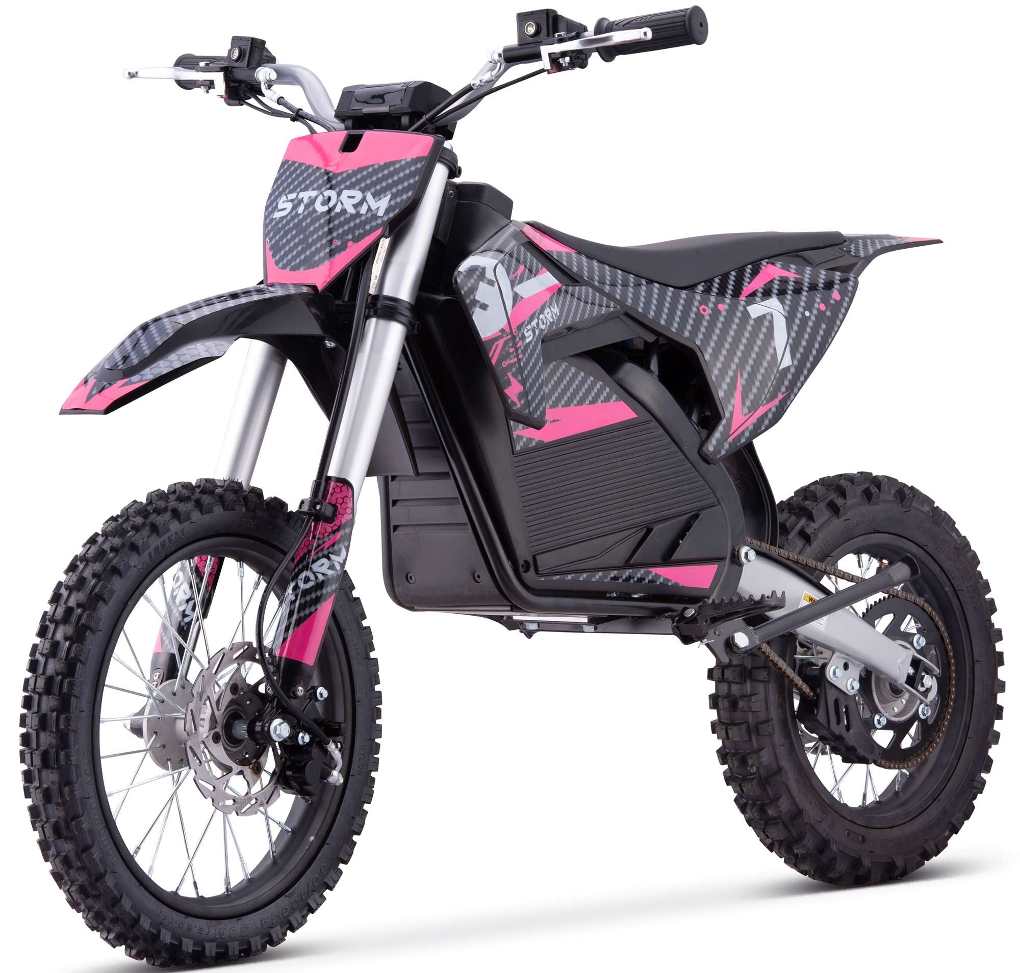 Storm 2000W Electric Dirt Bike - Pink