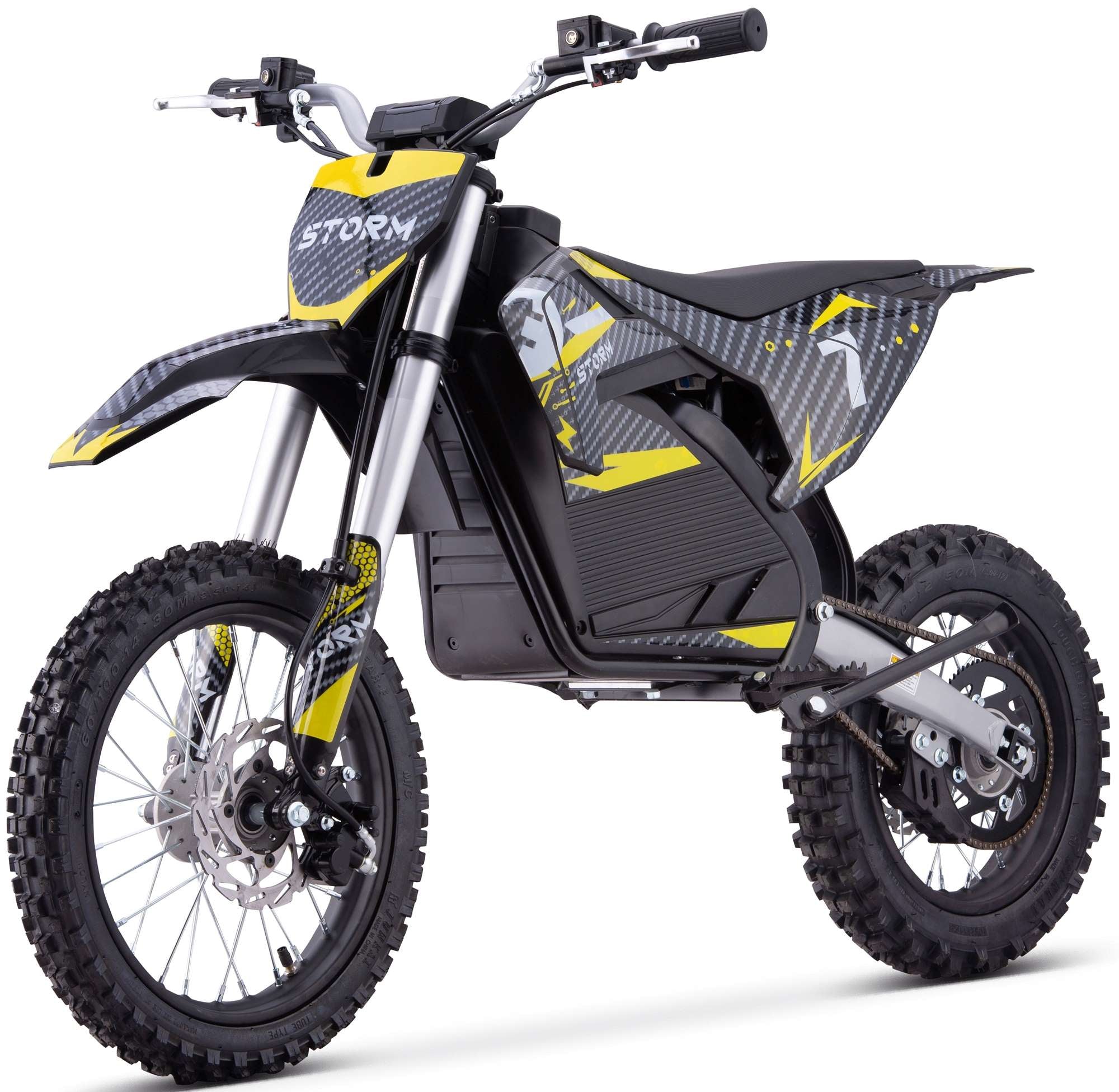 Storm 2000W Electric Dirt Bike - Yellow