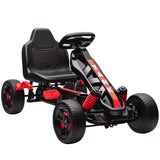 AIYAPLAY Kids Pedal Go Kart Adjustable Seat EVA Tyres