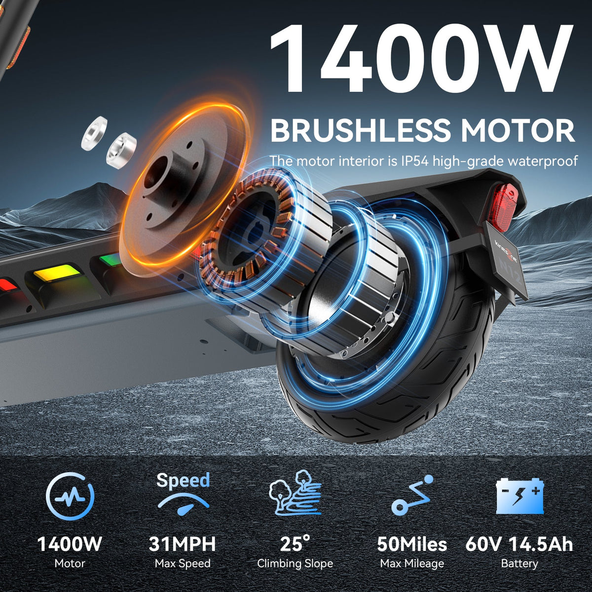KingSong N12PRO-KSE electric scooter feature image