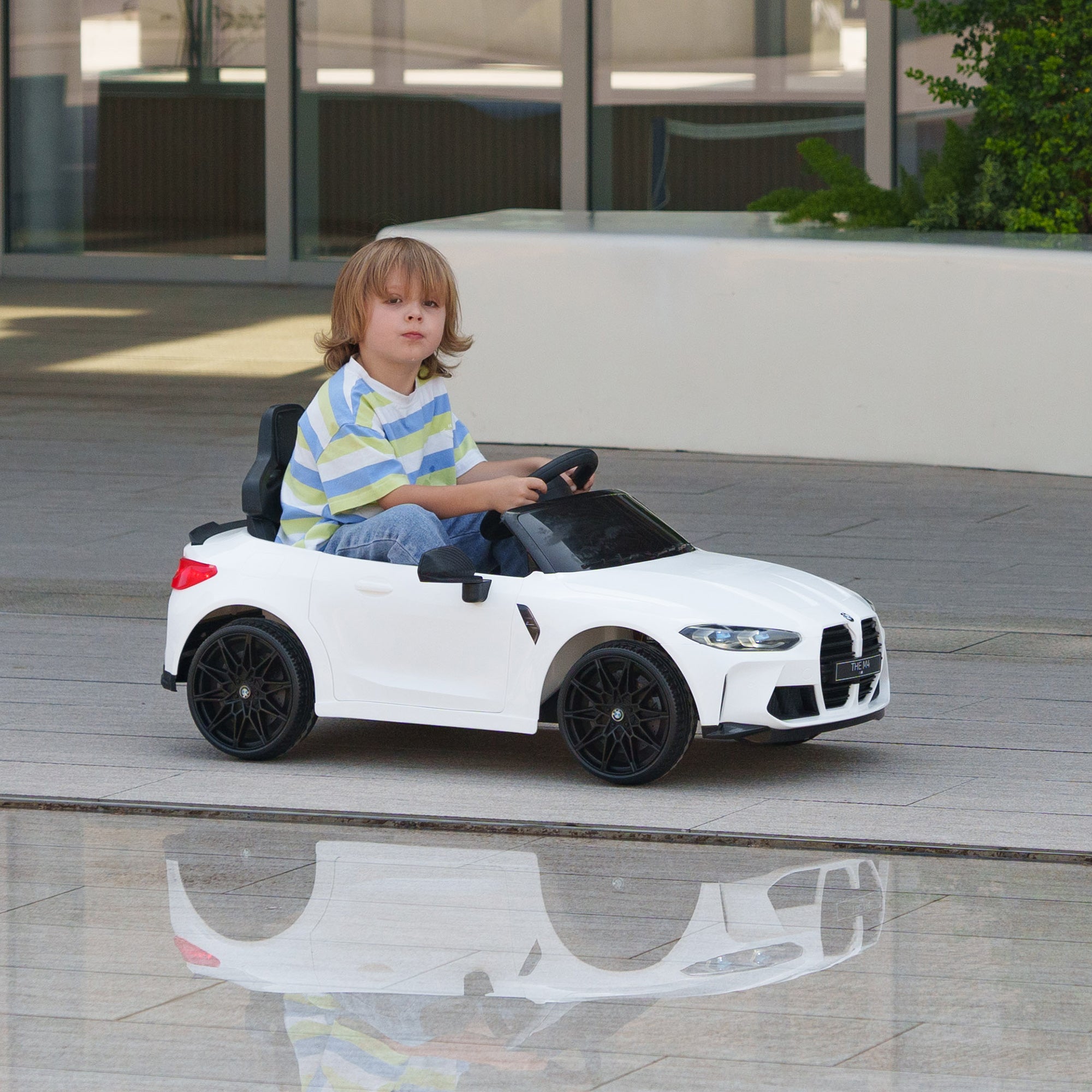 AIYAPLAY BMW 12V Kids Electric Ride-On Car