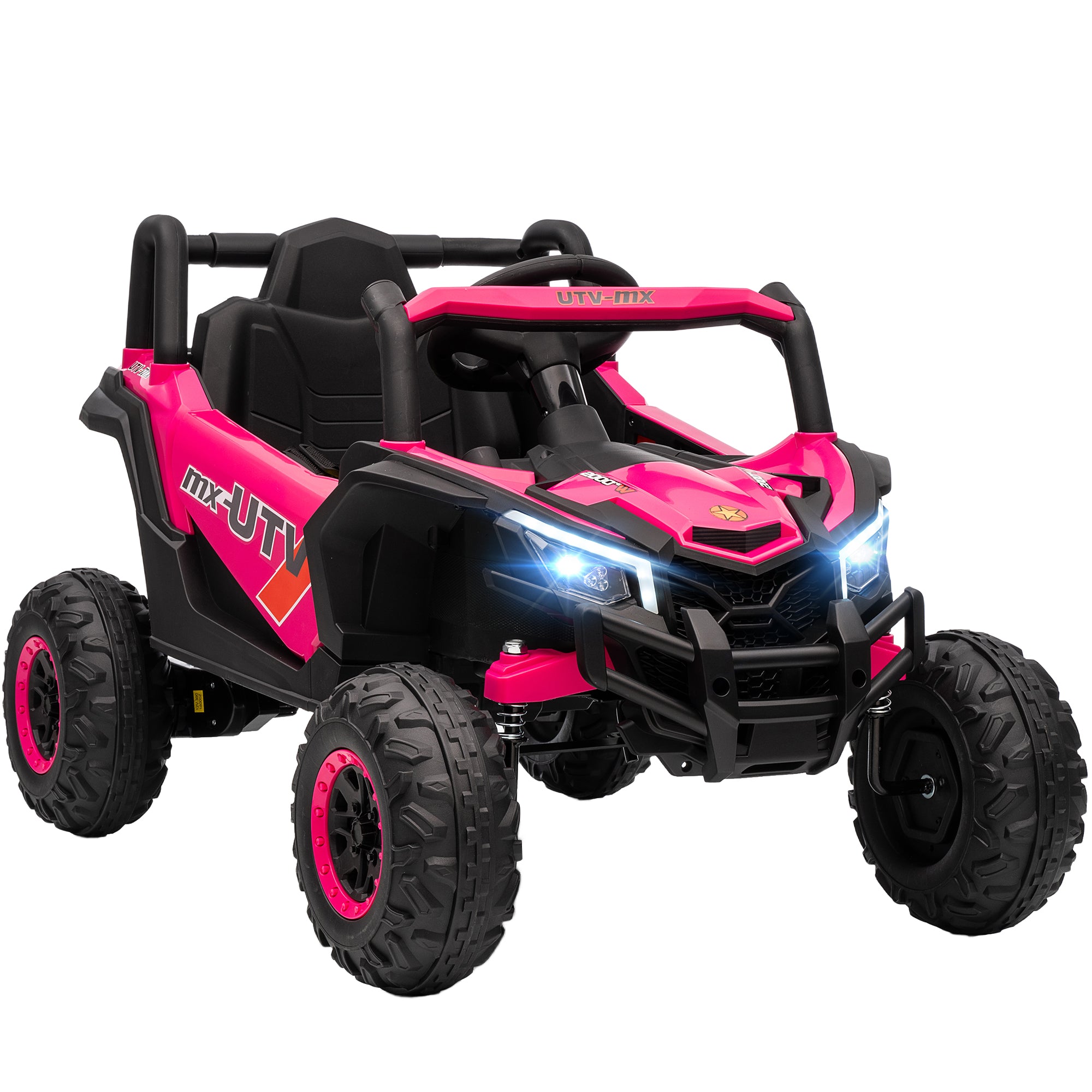 AIYAPLAY 12V Kids Electric Ride-On Car - Pink