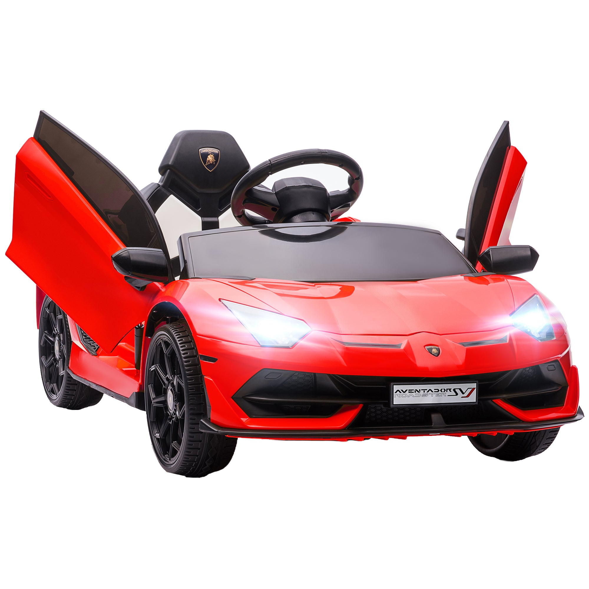 HOMCOM Lamborghini 12V Kids Ride-On Car
