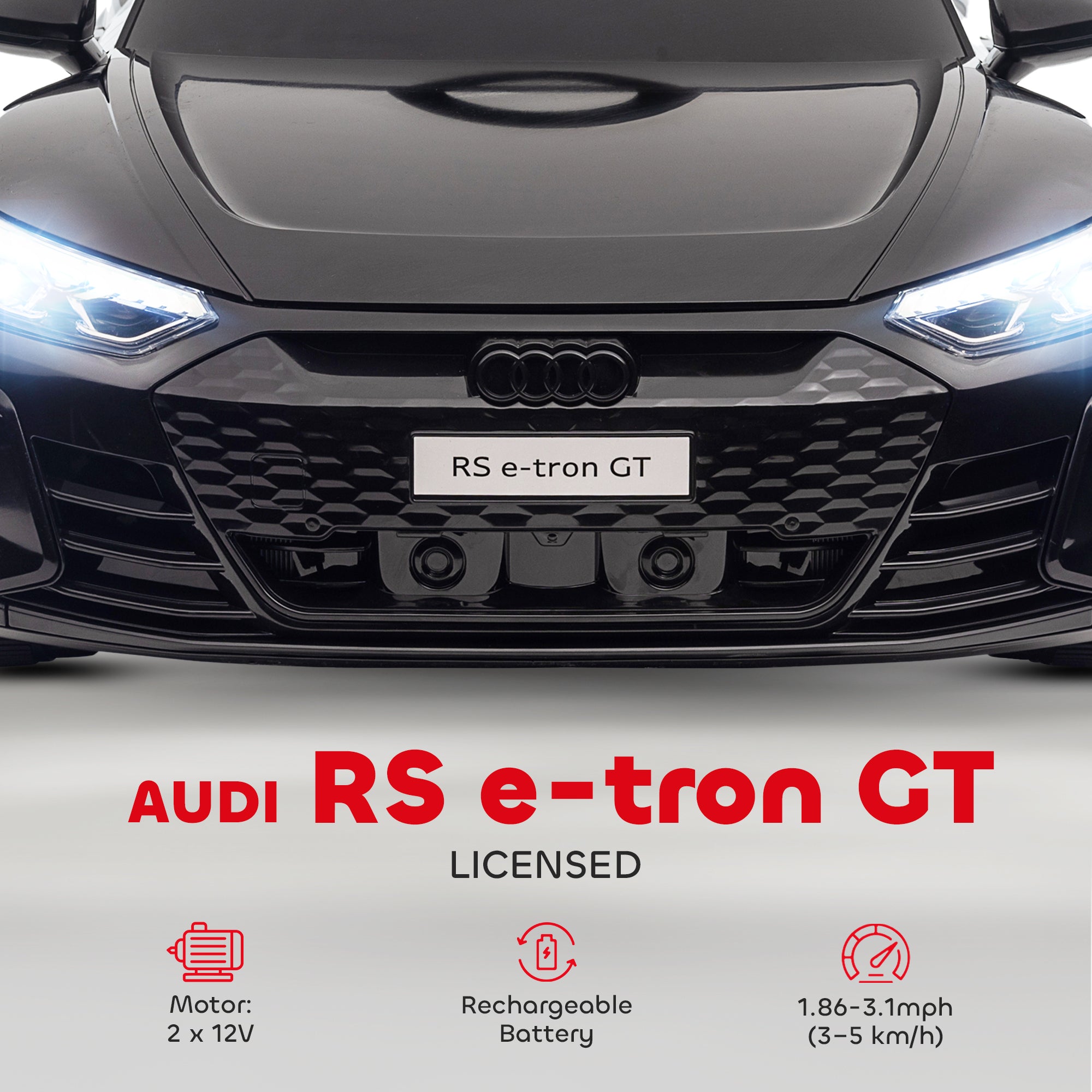HOMCOM Audi 12V Kids Electric Ride-On Car