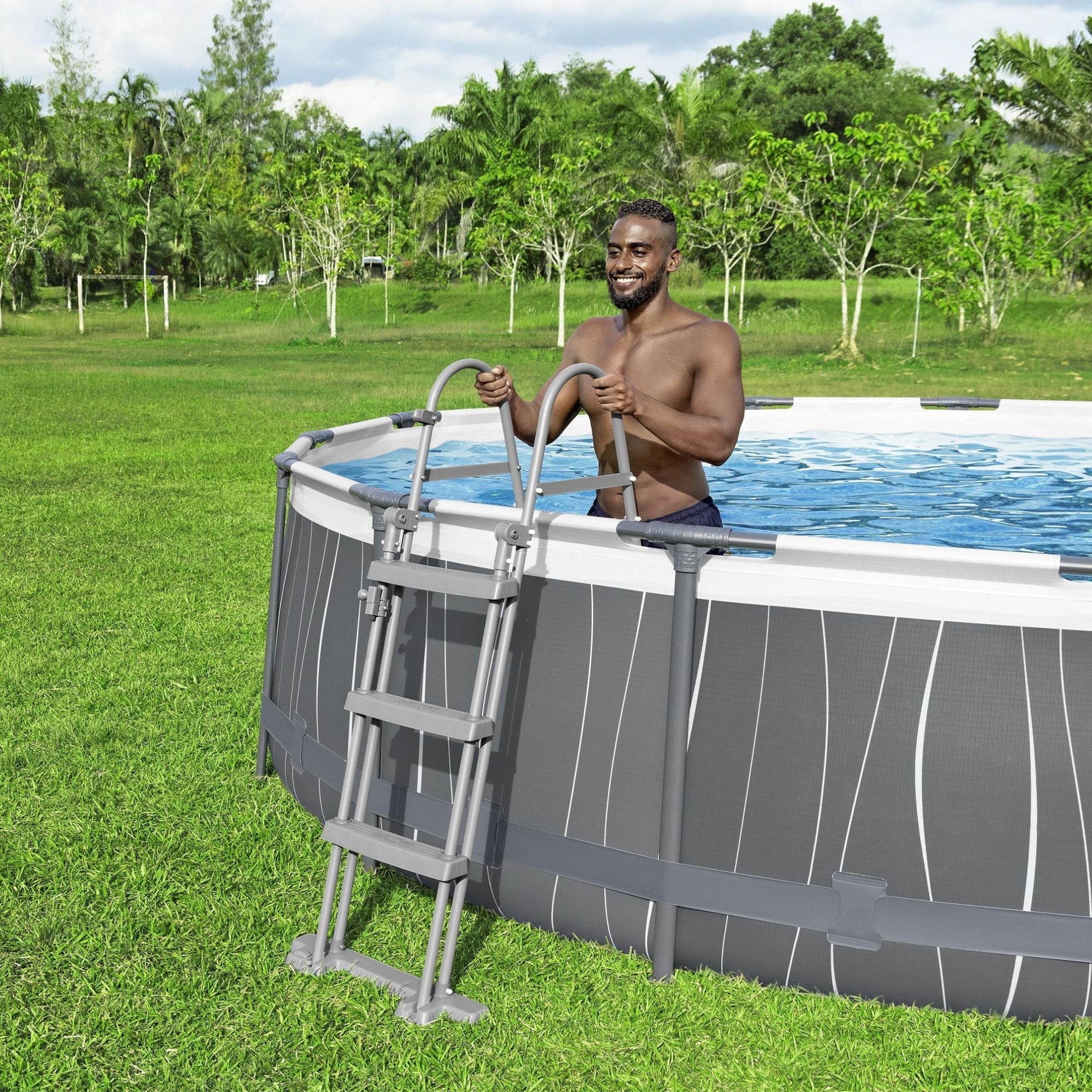 Bestway 42 inch pool ladder product image