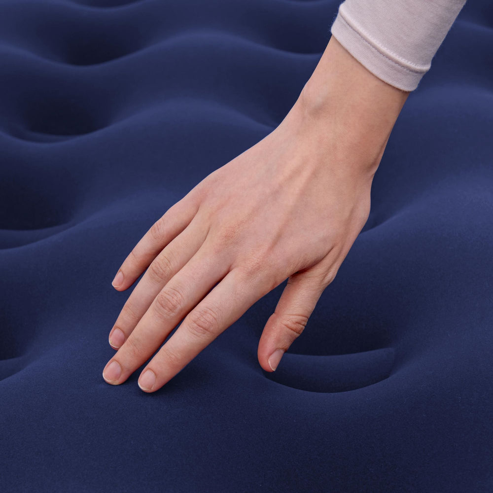 Bestway Single Flocked Airbed - Soft Flocked Sleep Surface