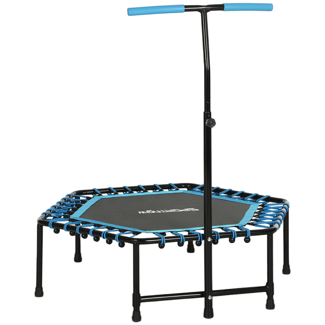 SPORTNOW 45" Bungee Fitness Trampoline with Handle - Blue