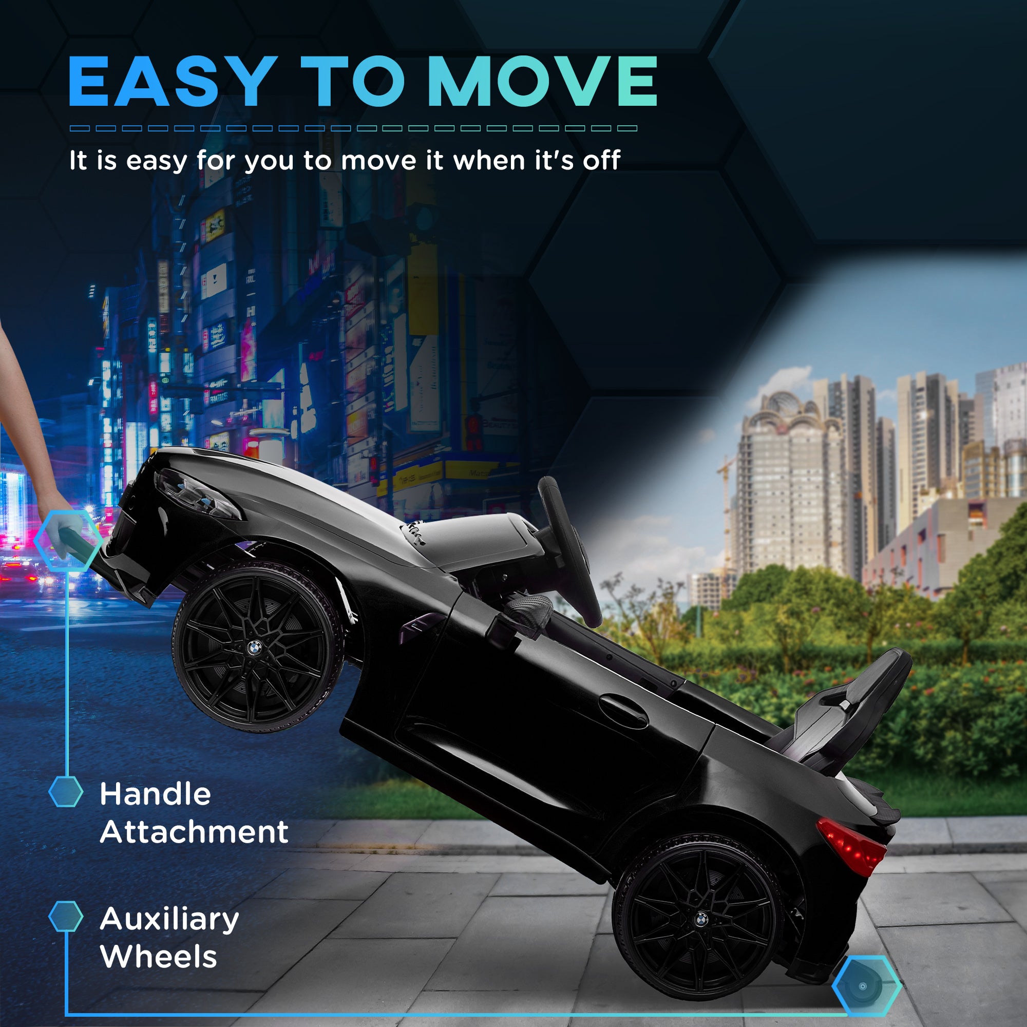 AIYAPLAY BMW 12V Kids Electric Ride-On Car