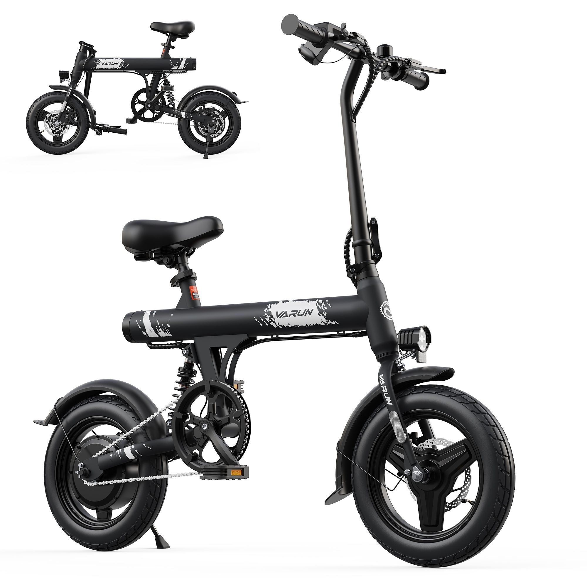 Varun C14-1 Mini Electric Bike 36V 7.8Ah 20MPH 14 Inch E-Bike