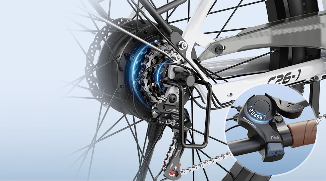 Varun C26-1 Electric Bike 48V 10.4Ah City Commuter E-Bike VARUN