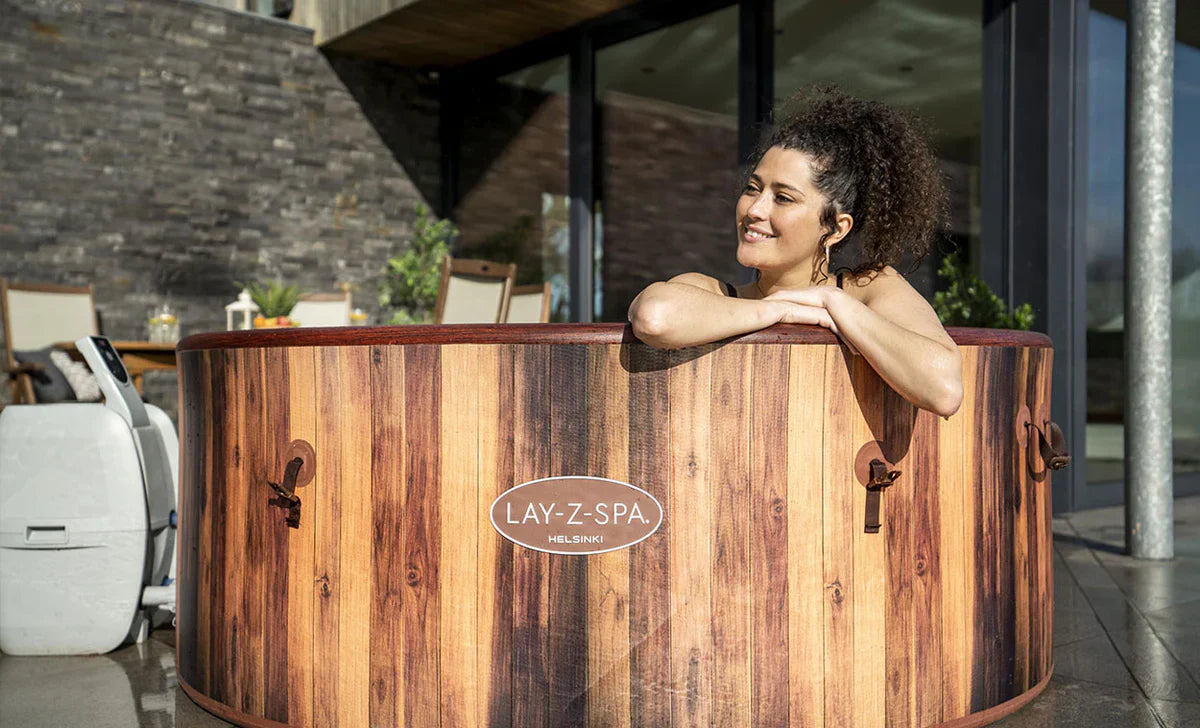 Lay-Z-Spa Helsinki AirJet drop stitch hot tub