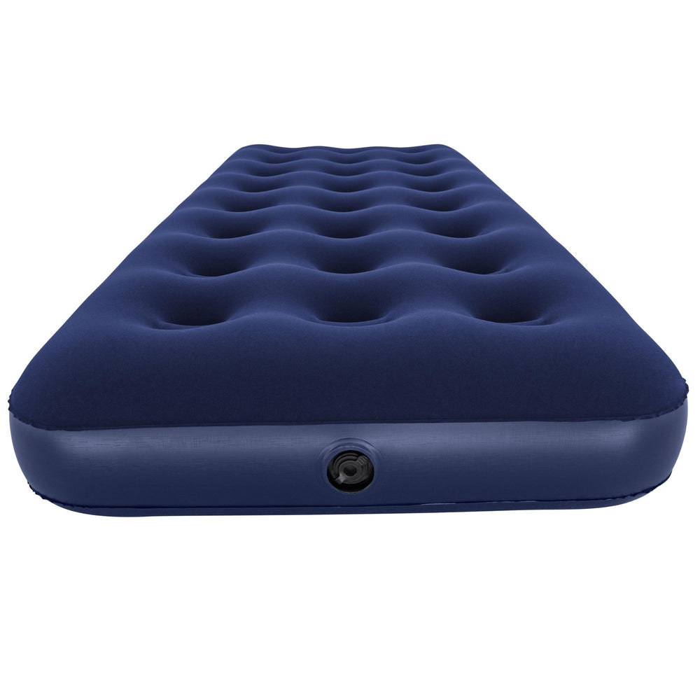 Bestway Single Flocked Airbed - Coil Beam Support