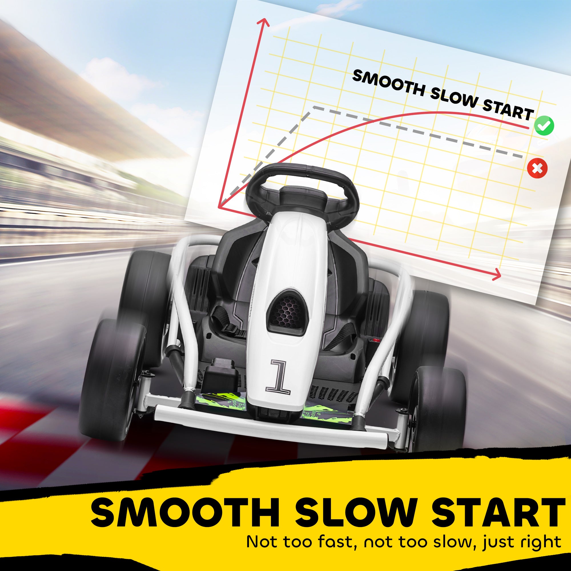 HOMCOM 24V Drift Kart 28