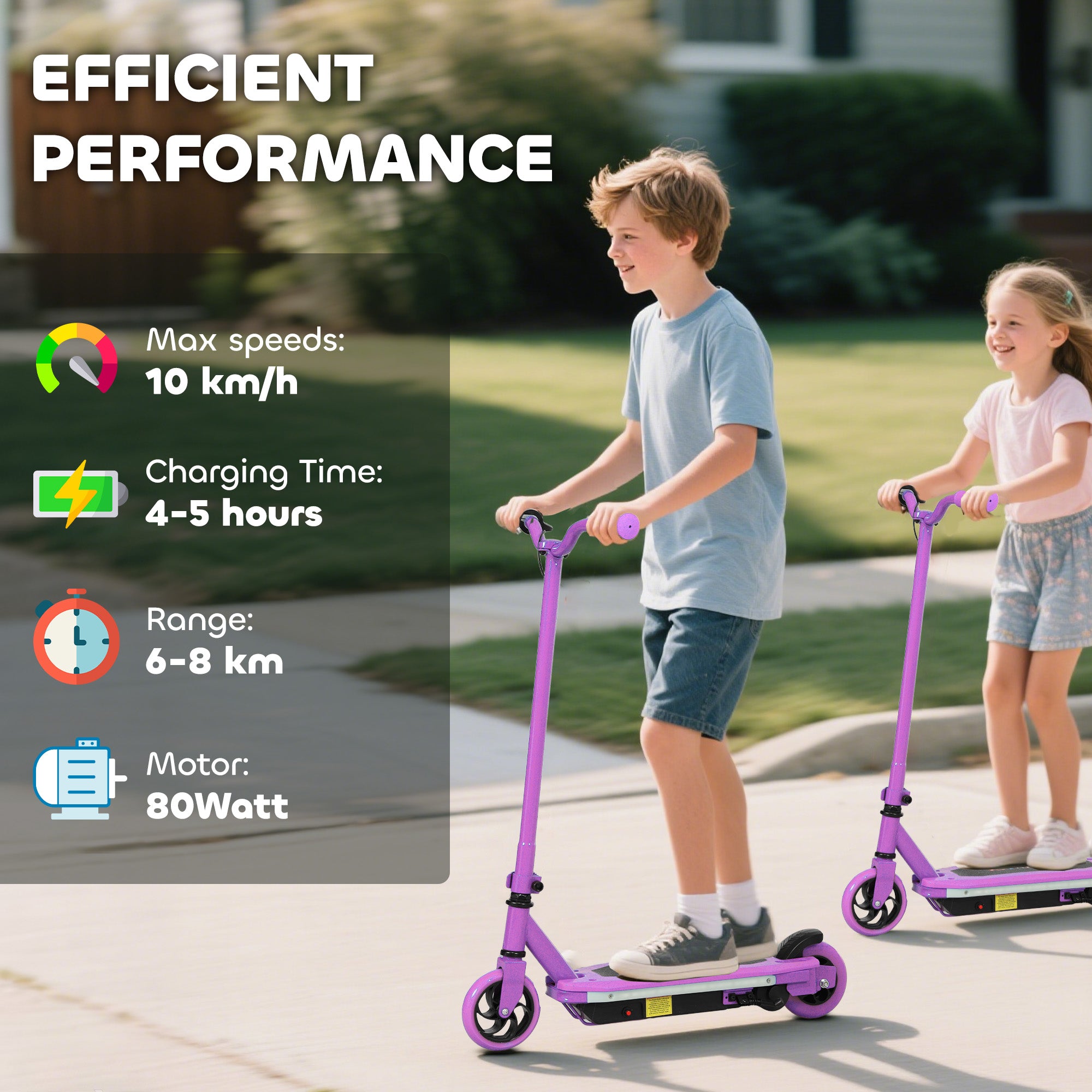 AIYAPLAY Kids Electric Scooter 6-14