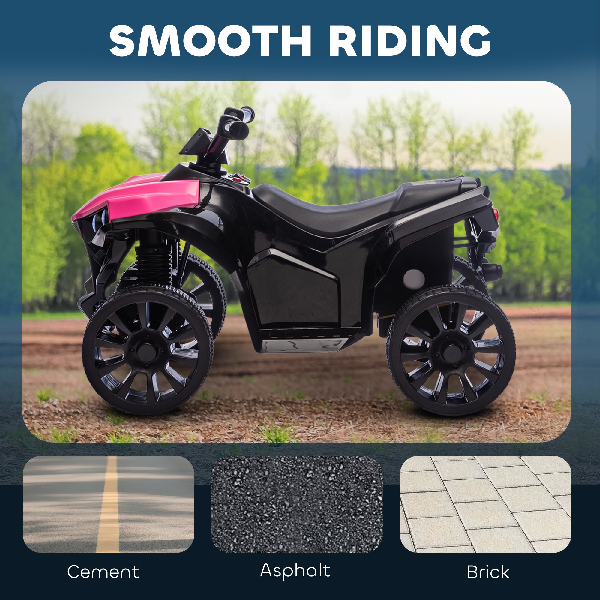 AIYAPLAY 6V Kids Electric ATV Ride-On