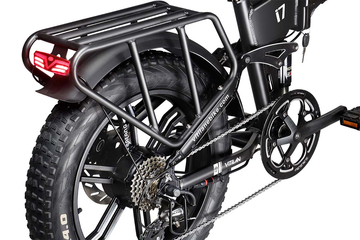 Vitilan I7 Pro 3.0 Folding Electric Bike 48V 20Ah Full Suspension 10